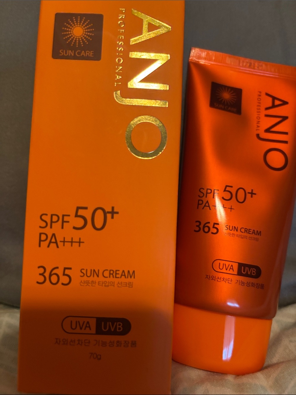 SPF 50+ PA+++ 365 Sun Cream - Orange
